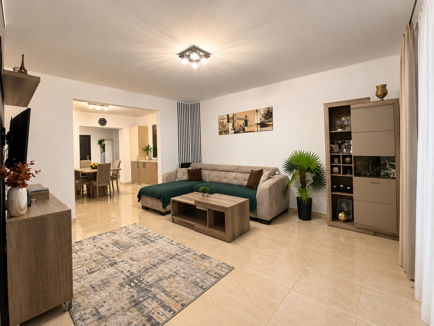 Casa 4 camere in Trivale - str. Campului | Dormitor la Parter - Mobilata si Util