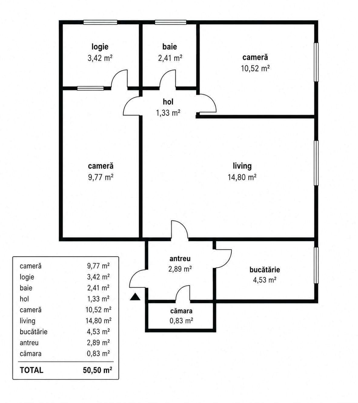 Apartament de vânzare în CJ Cluj-Napoca, 47 m²