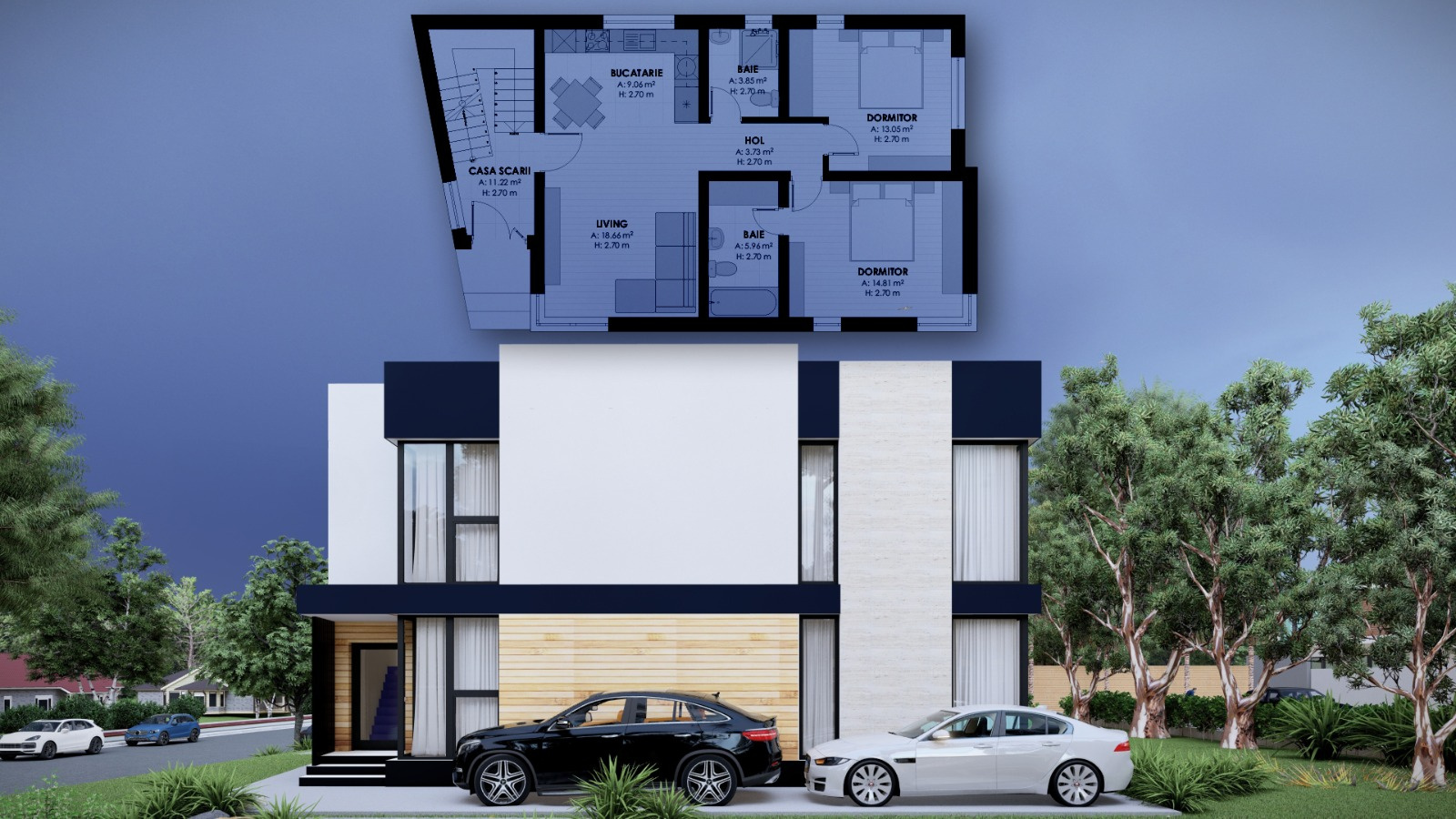 Apartament de vânzare în AG Pitesti, 70 m²
