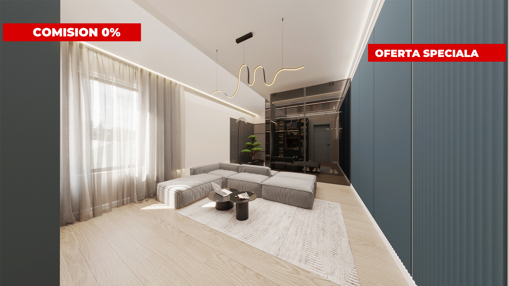 Apartament 2 Camere Trivale | 57 mp | Bloc NOU