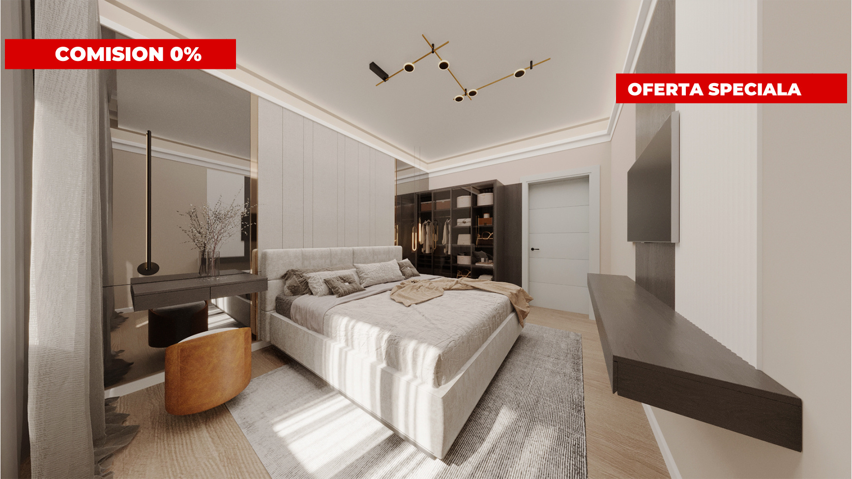 Apartament 3 Camere Trivale | 76 mp Utili | Bloc Nou