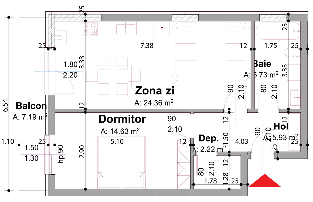 Apartament 2 camere Pitesti | Zona Stadion