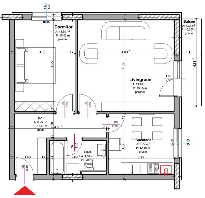 Apartament 2 camere Pitesti | Zona Stadion