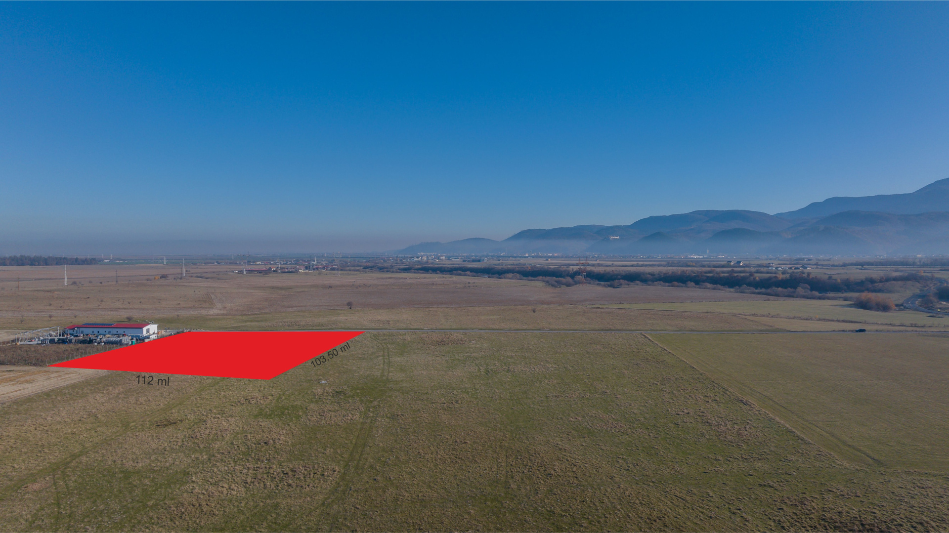 Teren 11.600 mp – Râșnov, zona Tabăra, 230 m de DN 73