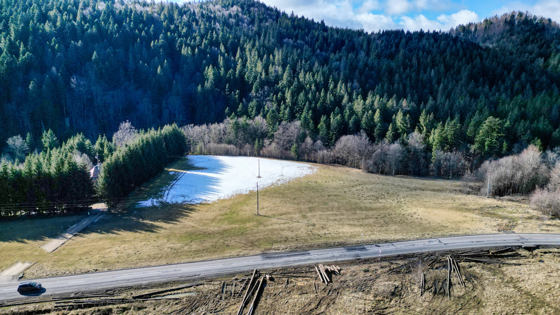 Teren extravilan 19.200 mp – DN1A Săcele, Brădet | Front stradal 130 ml