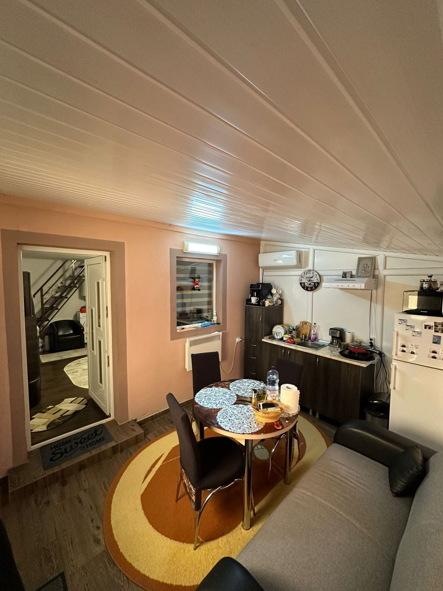 Teren 445 cu fundatie de casa mare + o Casuta locuibila moderna de 2 camere