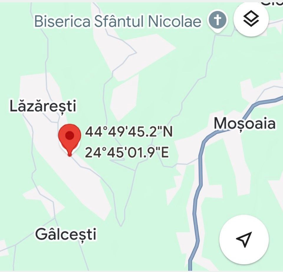 Teren 2.200 mp lângă pădure, la 11 km de Pitești – ideal pentru casă și relaxare