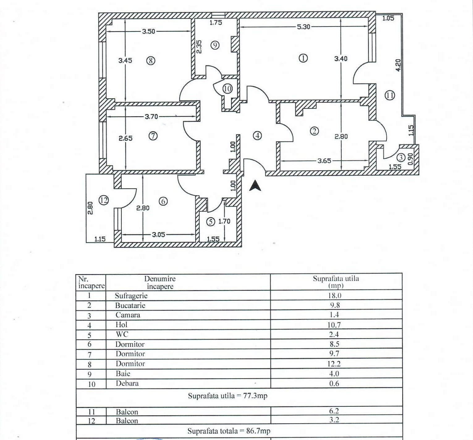 Apartament spațios 4 camere | Prundu | Confort, liniște și acces rapid