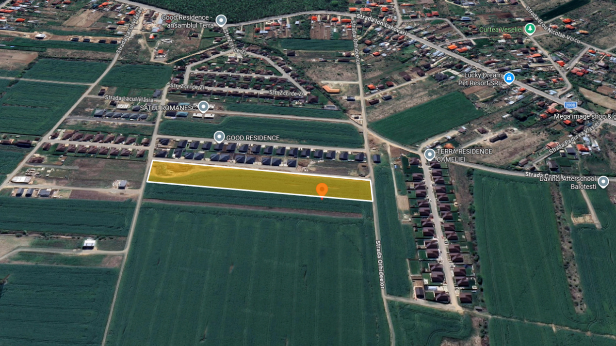 Teren 10.000mp parcelat Balotesti