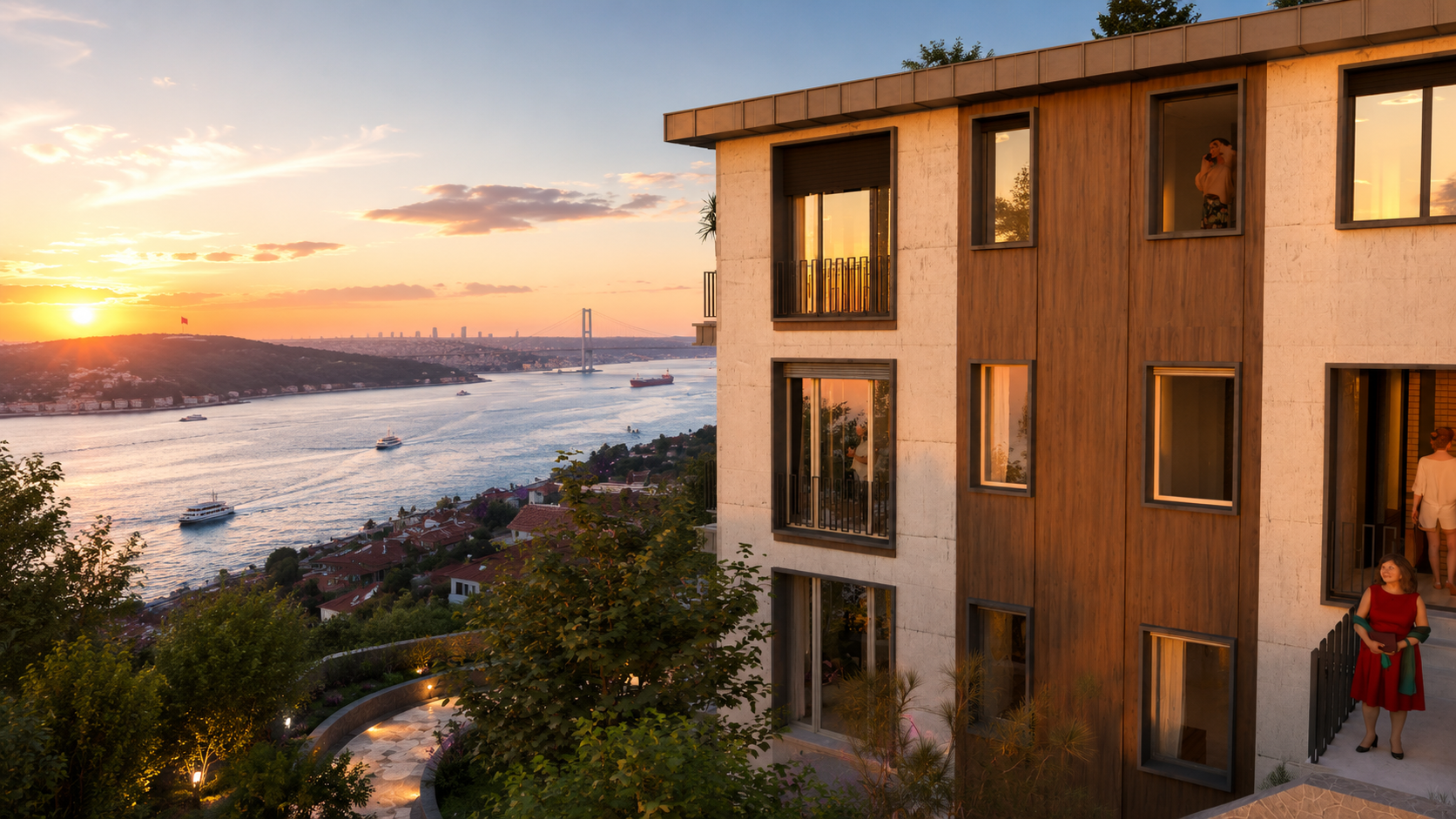 Rare Investment Opportunity | Entire Bosphorus View Building in Arnavutköy İstanbul