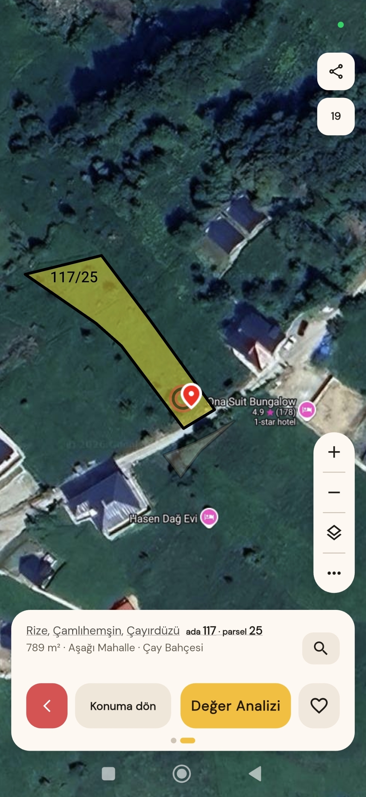 Tourism Zone Development Rights for sale in Rize, Çayırdüzü, Rize, 788 m²