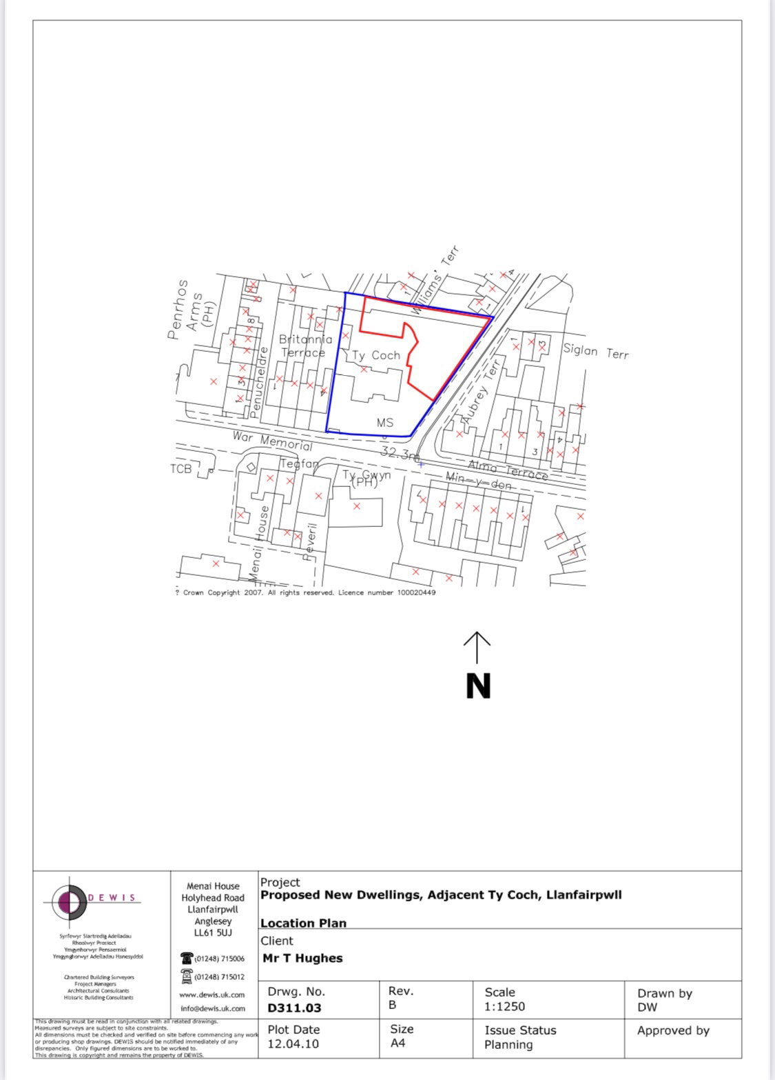 Land for sale in Llanfairpwllgwyngyll, Ffordd Penmynydd, Llanfairpwllgwyngyll, LL61 5UX