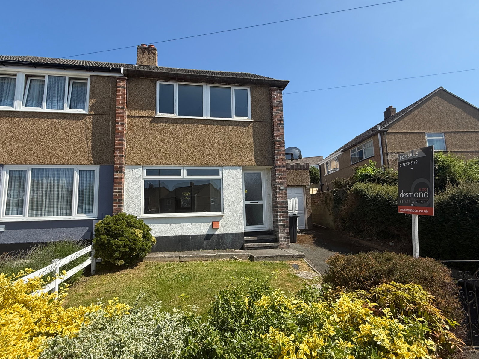 Semi Detached House for sale in Plymouth, Dolphin Court Road, Plymstock