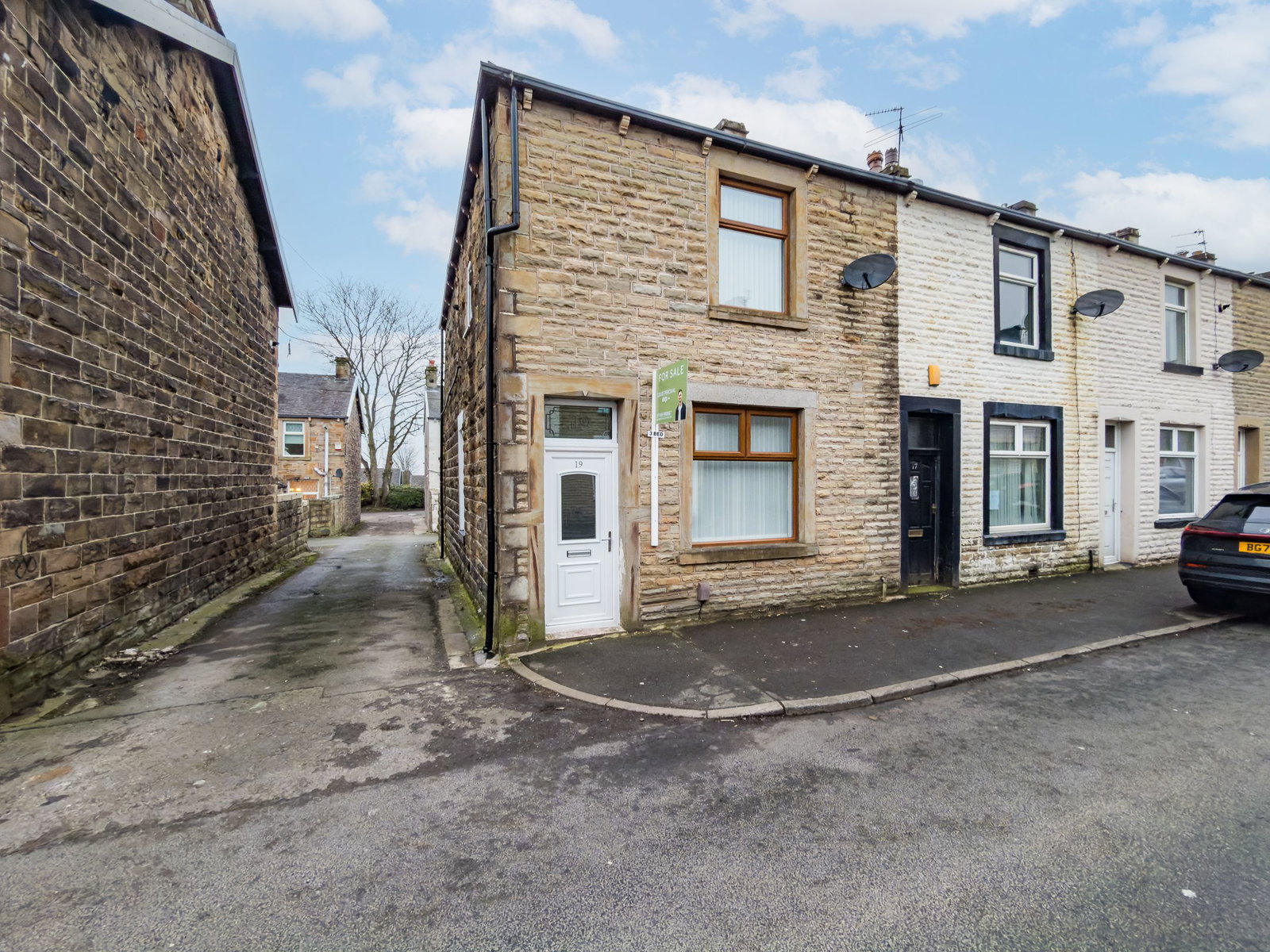 End Of Terrace House in Burnley