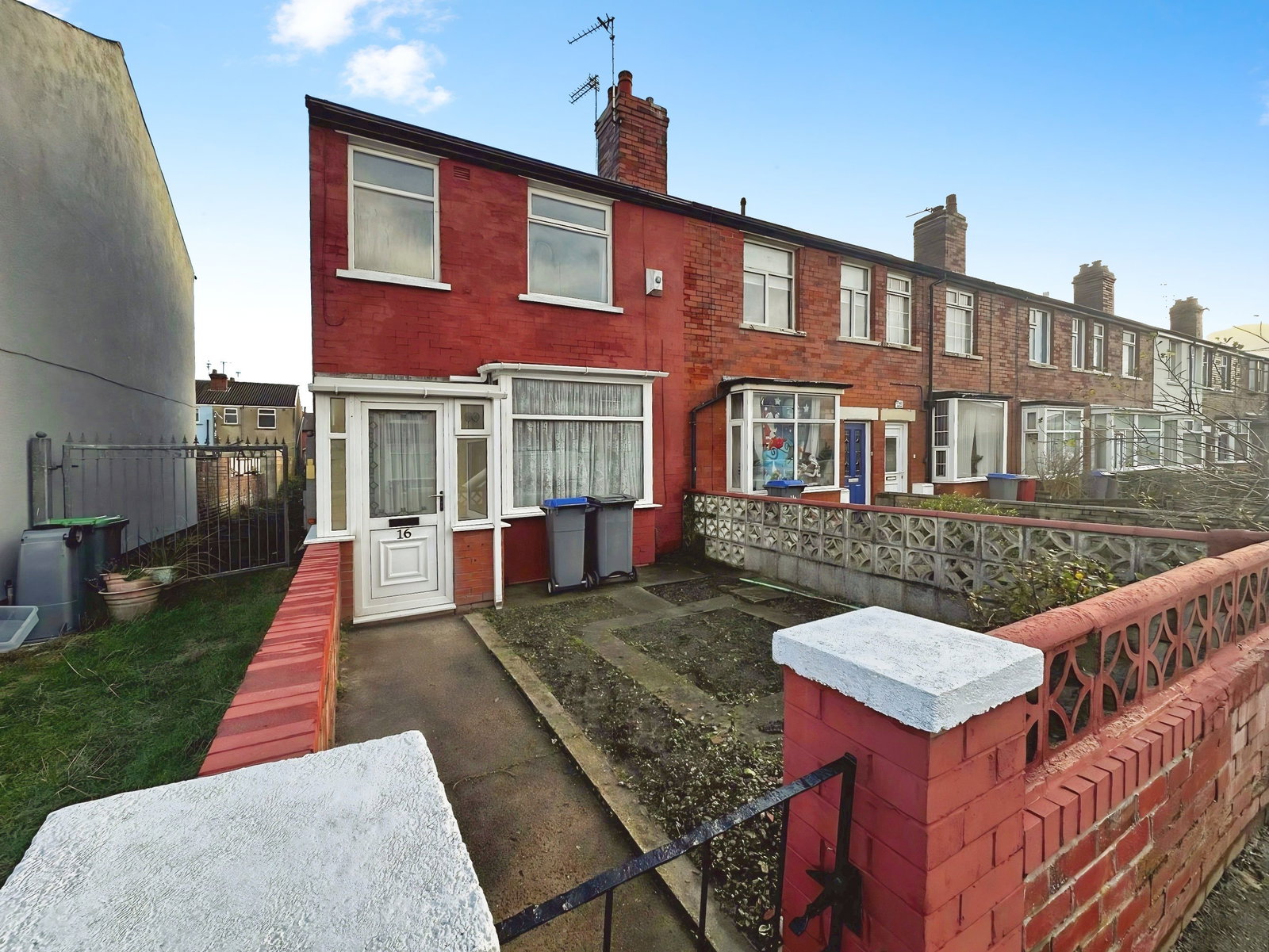 End Of Terrace House in Blackpool