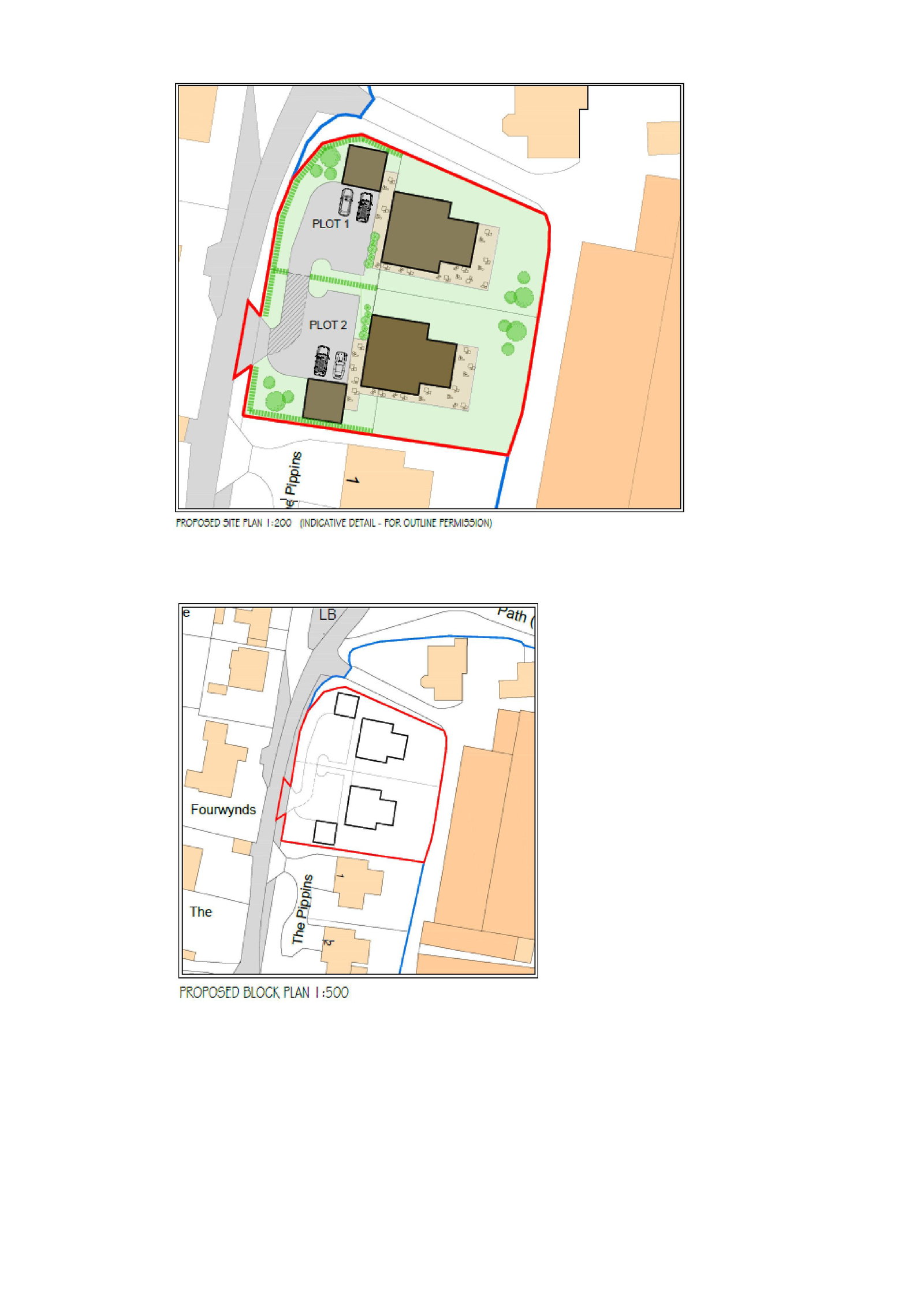 Plot in Hillend, Twyning