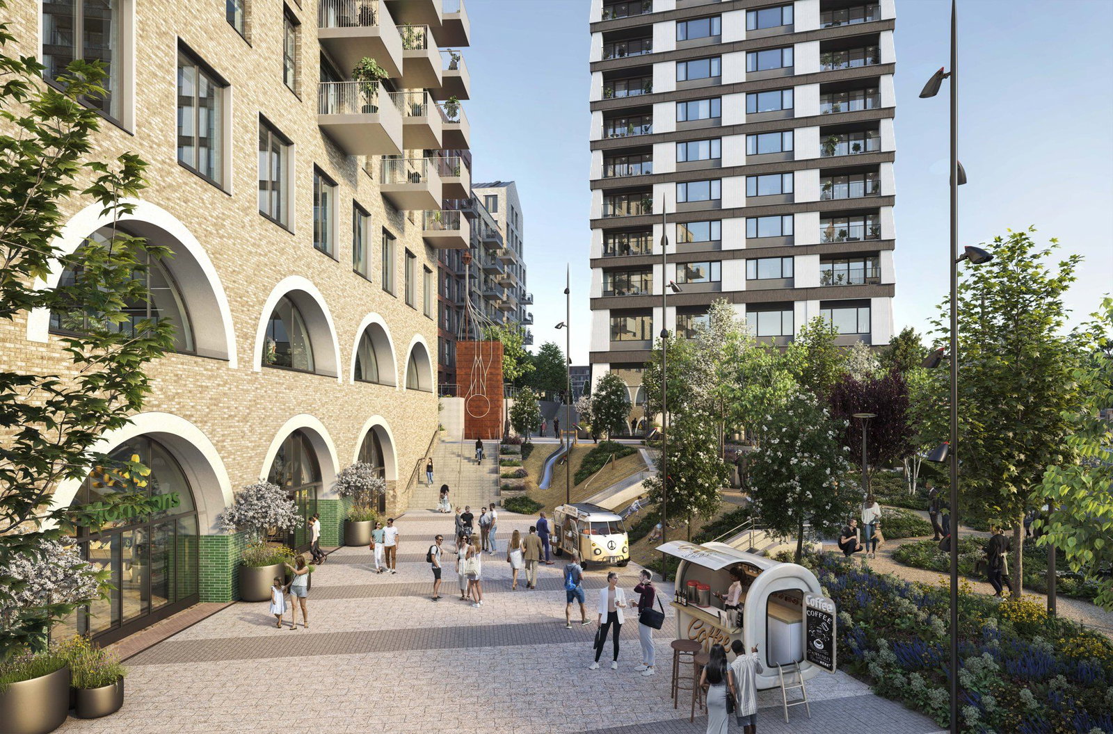Apartment for sale in London, Camden Goods Yard | Request a Virtual Tour | Furniture Pack Incentives Available | Book a Private Tour, 1011 m²