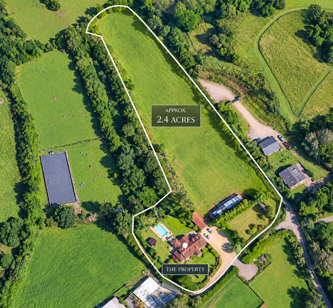 Detached House for sale in Bristol, Blackrock Lane, Pensford, Bristol, BS39, 3401 m²
