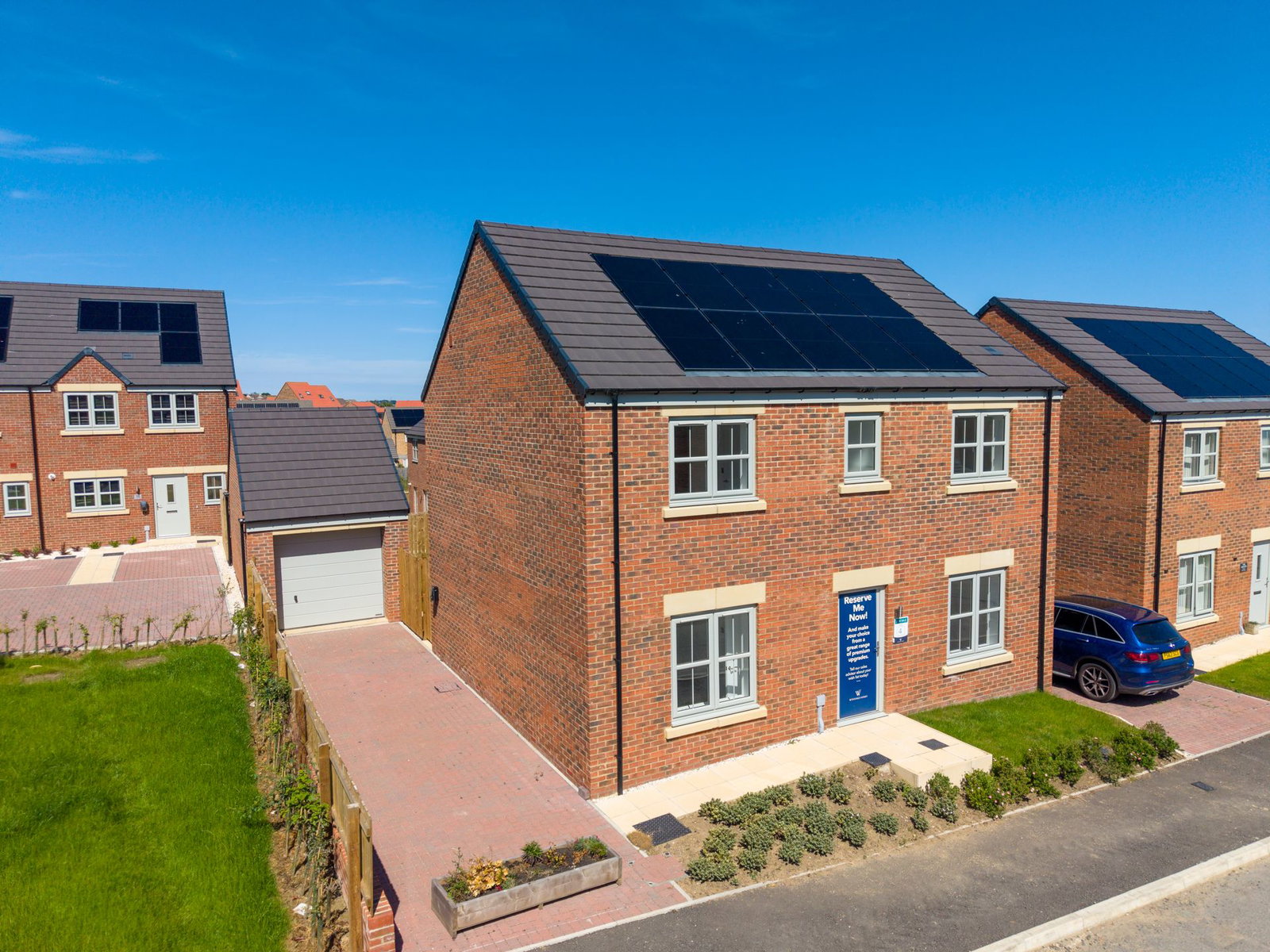 Detached House for sale in Alnwick, The Leighton at The Steadings (Wynyard Homes), Alnwick, NE66 1DE, 1429 m²