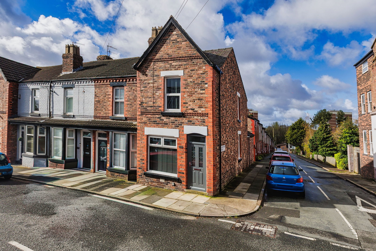 End Of Terrace House in Liverpool