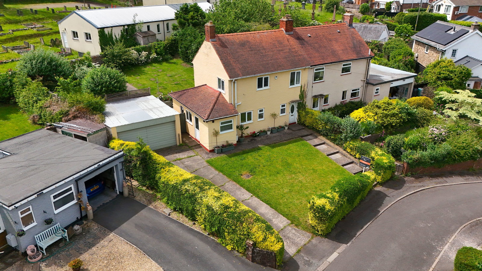 Semi Detached House for sale in Abergavenny, 2 Penybont, Govilon, Abergavenny, Monmouthshire, NP7 9RA