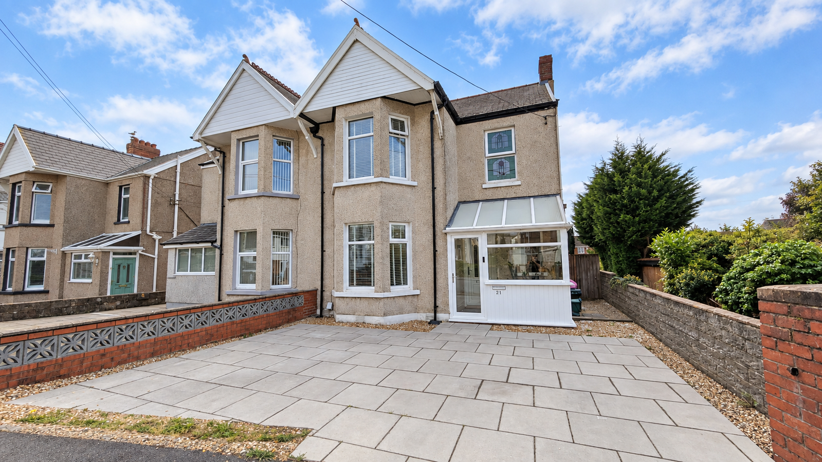 Semi Detached House for sale in Swansea, Dyffryn Road, Gorseinon, Swansea, SA4 6BB, 1119 m²