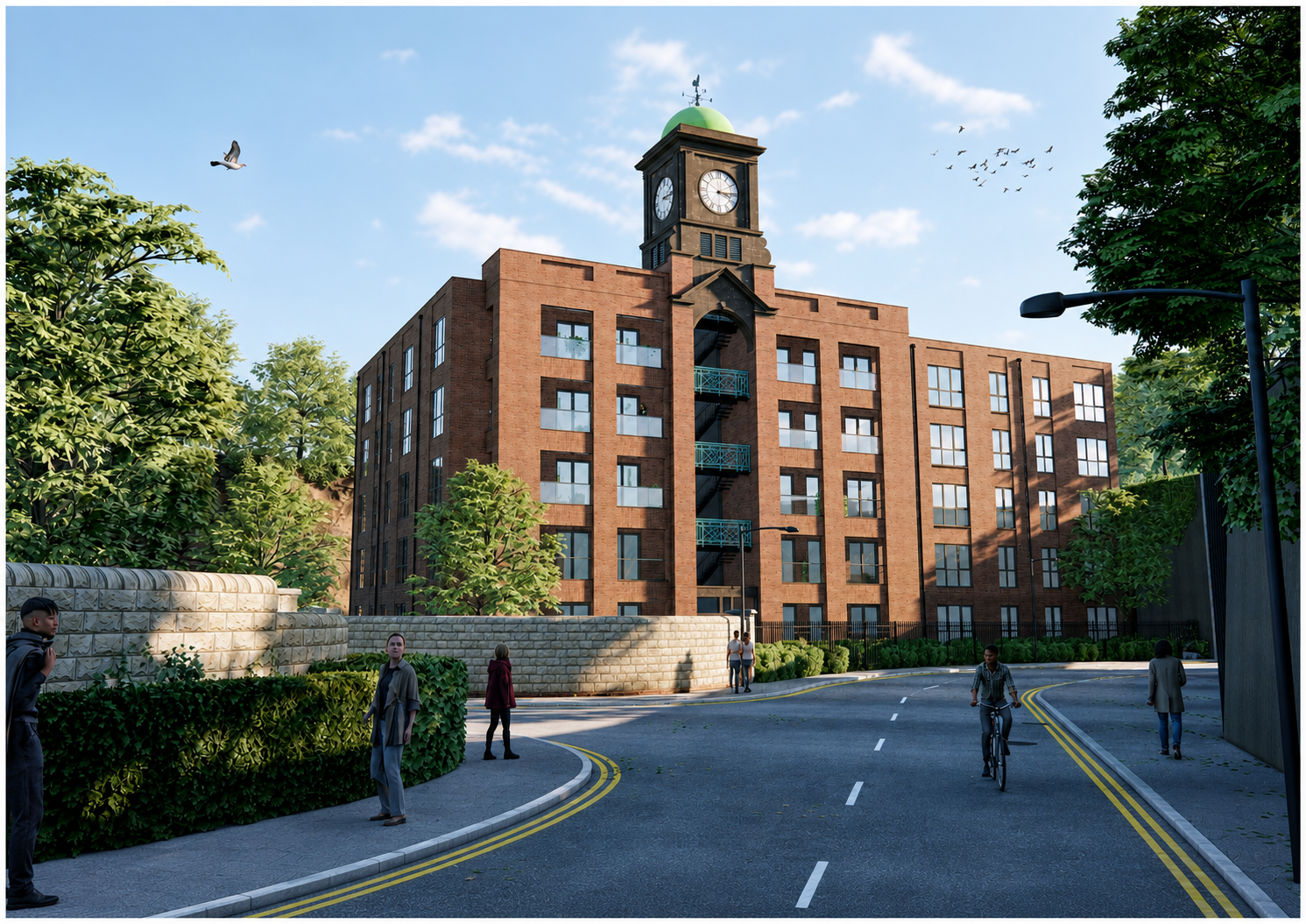 Block Of Flats for sale in Mansfield, Clock Tower Apartments, Rock Valley, Mansfield, Nottinghamshire, NG18 2HT