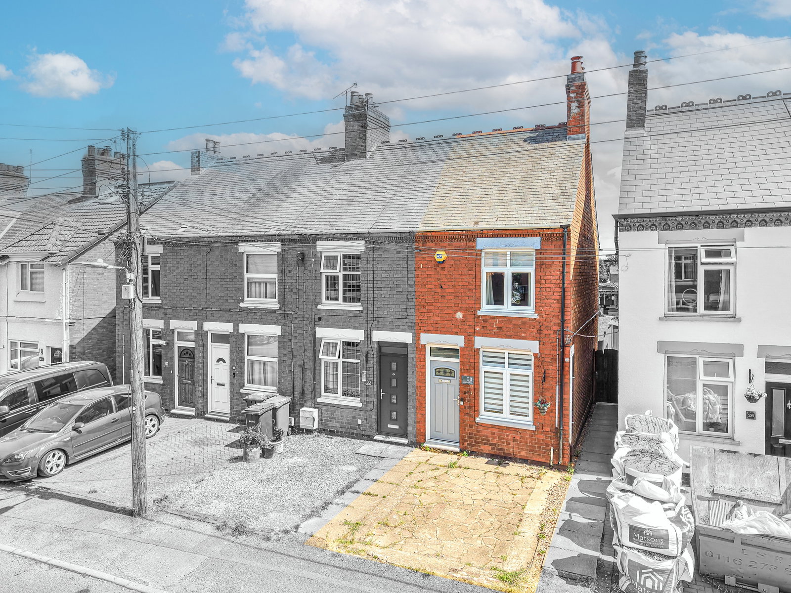 Terraced House for sale in Leicester, Leicester Road, Broughton Astley, Leicester, LE9