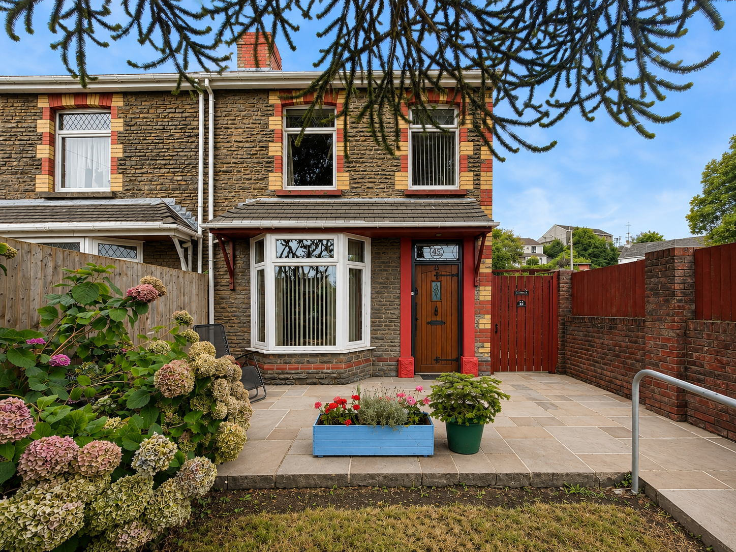 End Of Terrace House in Neath