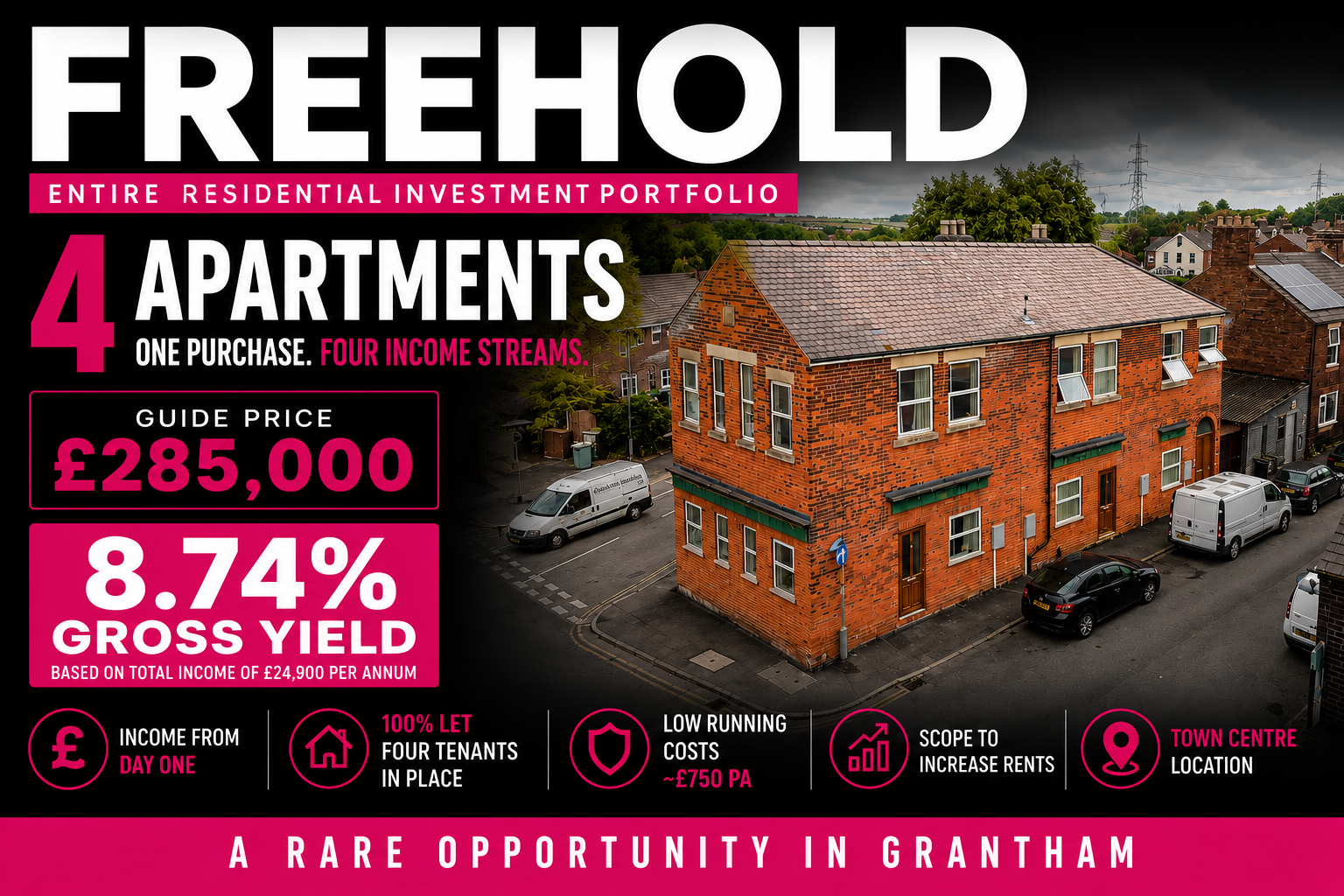 Block Of Flats in Grantham