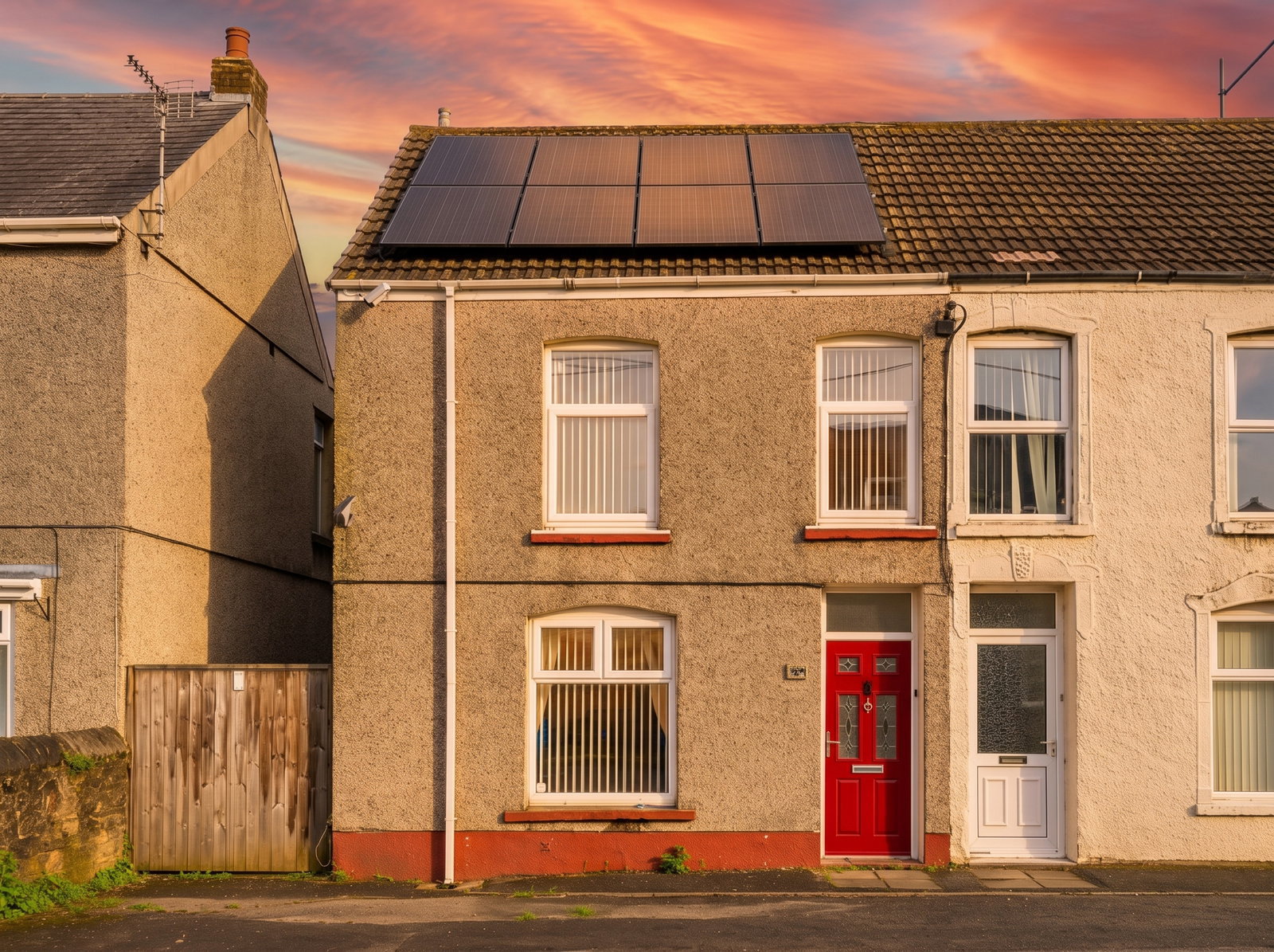 End Of Terrace House in Swansea