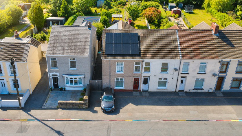 End Of Terrace House in Swansea