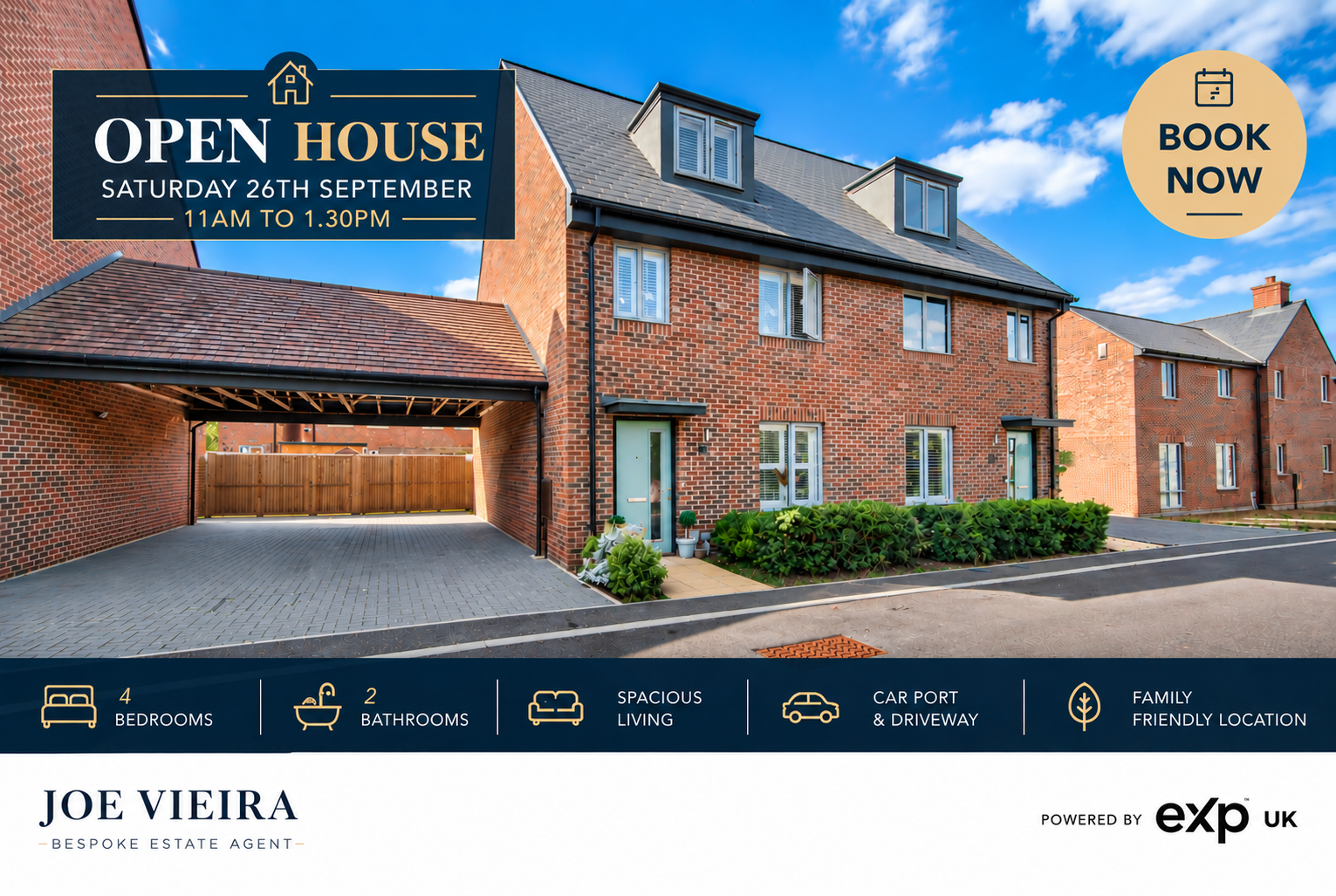 Semi Detached House for sale in Aylesbury, Lockheed Street, Weston Turville, Aylesbury, HP22 3BA, 1270 m²