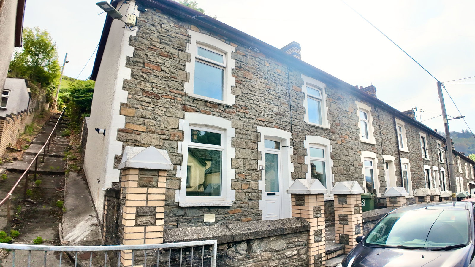Terraced House for sale in Newport, Upper Viaduct Terrace, Crumlin, Newport, NP11 3PH