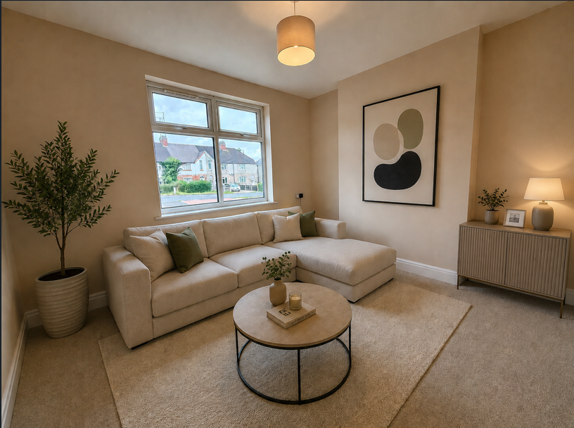 Semi Detached House for sale in Swadlincote, Hartshorne Road, Woodville