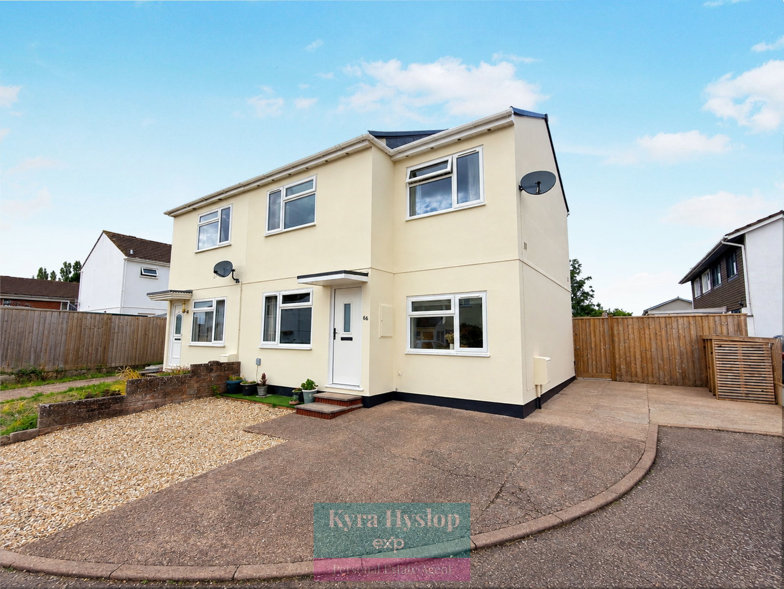 Semi Detached House for sale in Exeter, Poundsland, Broadclyst, Exeter, EX5 3HD