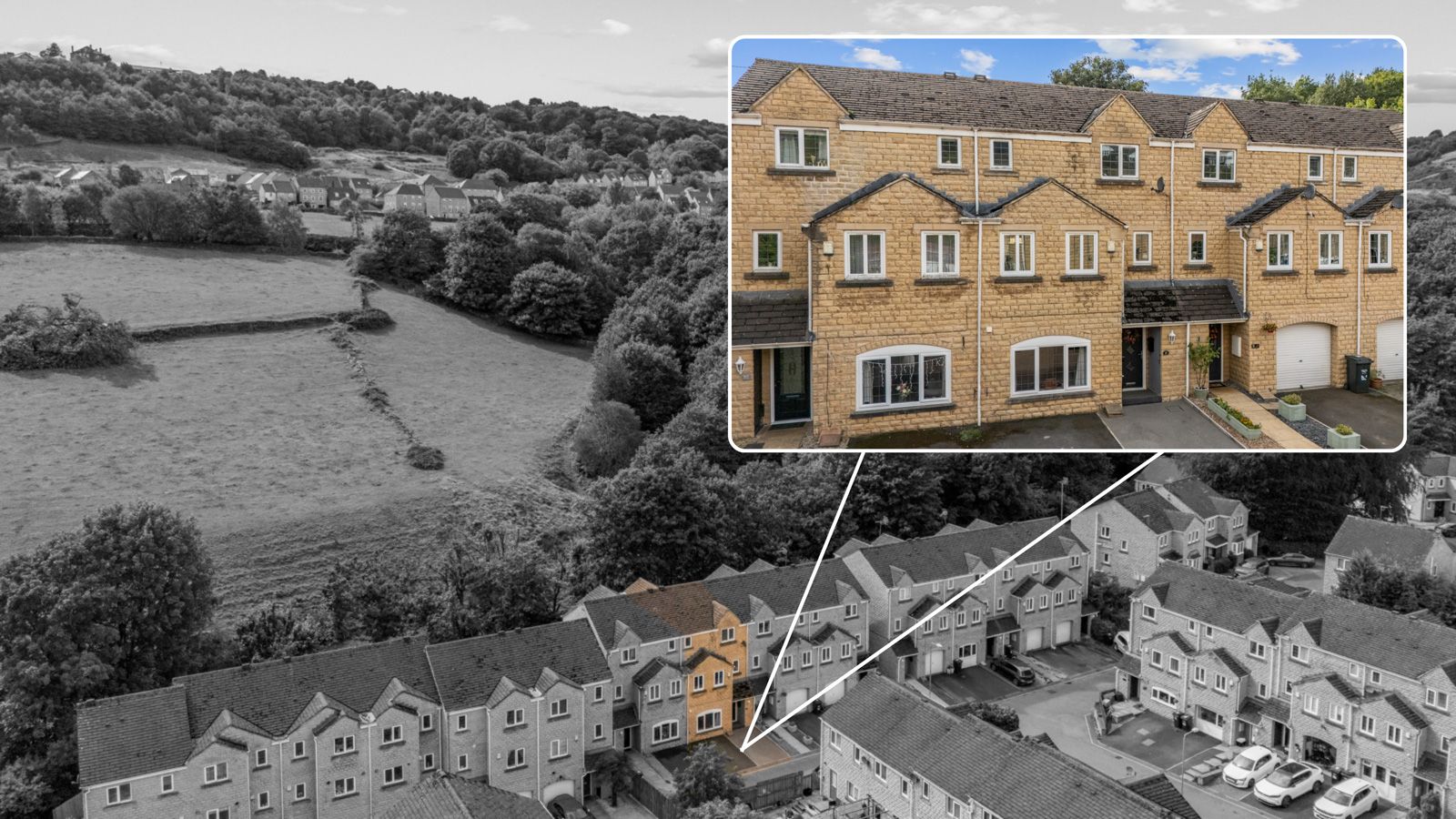 Town House for sale in Halifax, Larch Close, Wheatley, HX2