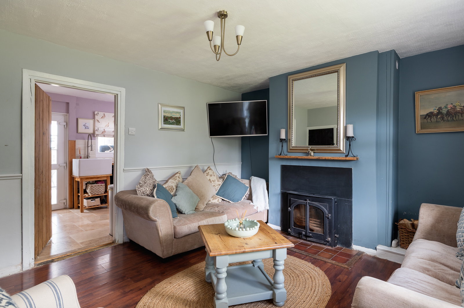 Terraced House for sale in Huntingdon, Station Row, Tilbrook, Canbridgshire