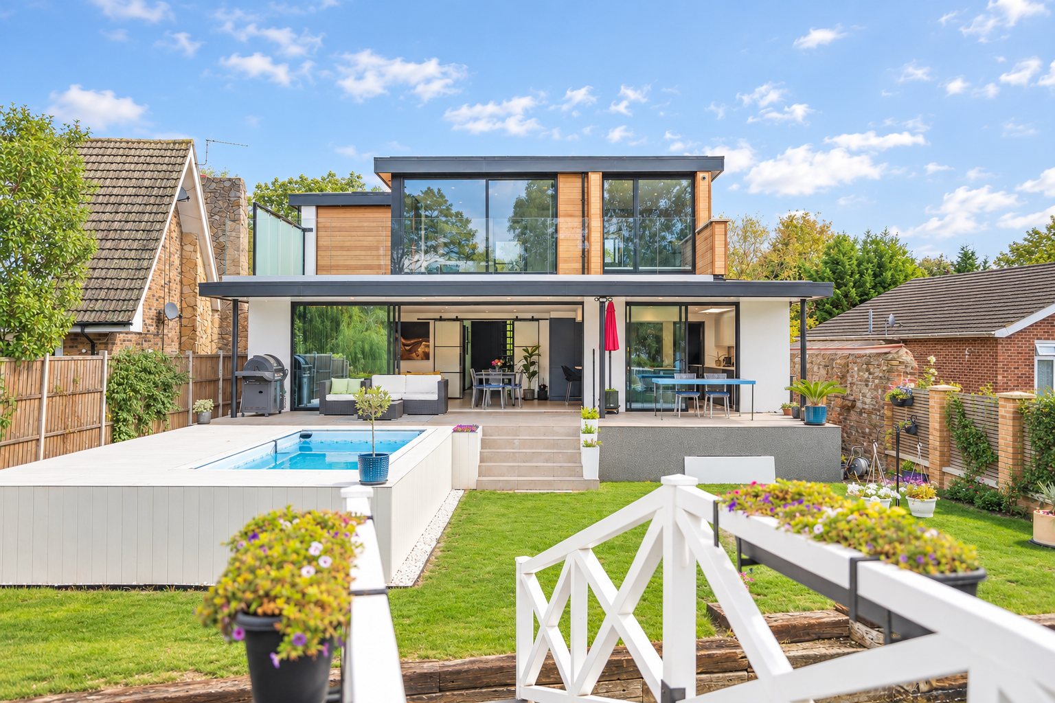 Detached House for sale in Staines-upon-thames, Hythe End Road, Wraysbury, TW19, 1630 m²