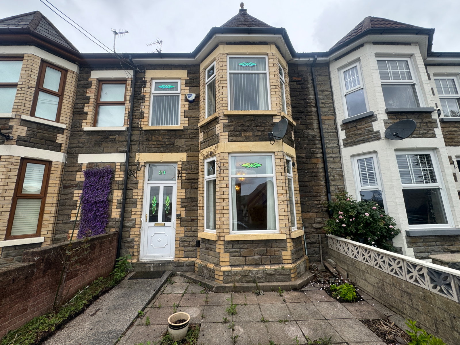 Terraced House for sale in Bargoed, Park Crescent, Bargoed, CF81 8PL