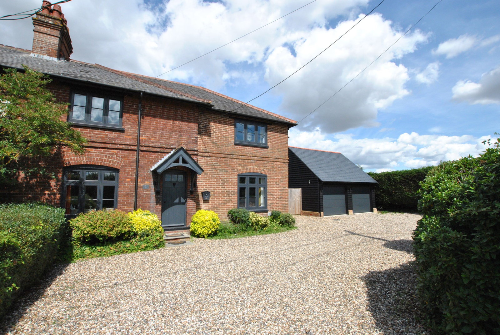 Semi Detached House for sale in Sudbury, Hall Road, Hundon, Sudbury, CO10 8ET