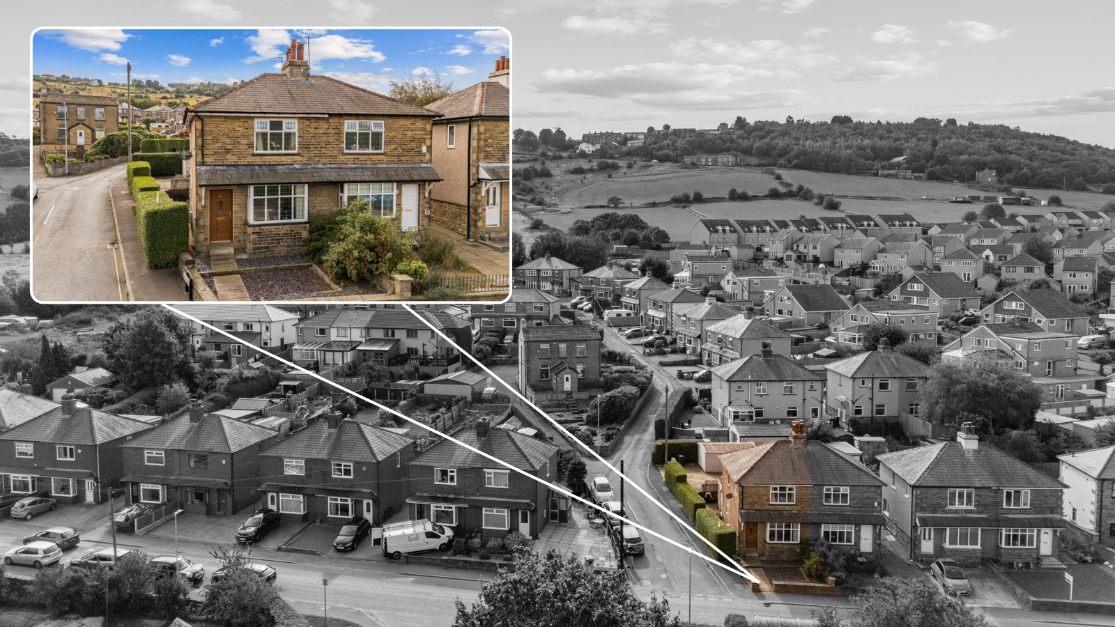Semi Detached House for sale in Elland, Lower Edge Road, Elland, HX5