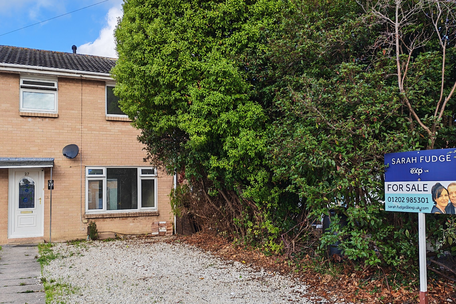 Terraced House for sale in Poole, Upton, Poole, Dorset.