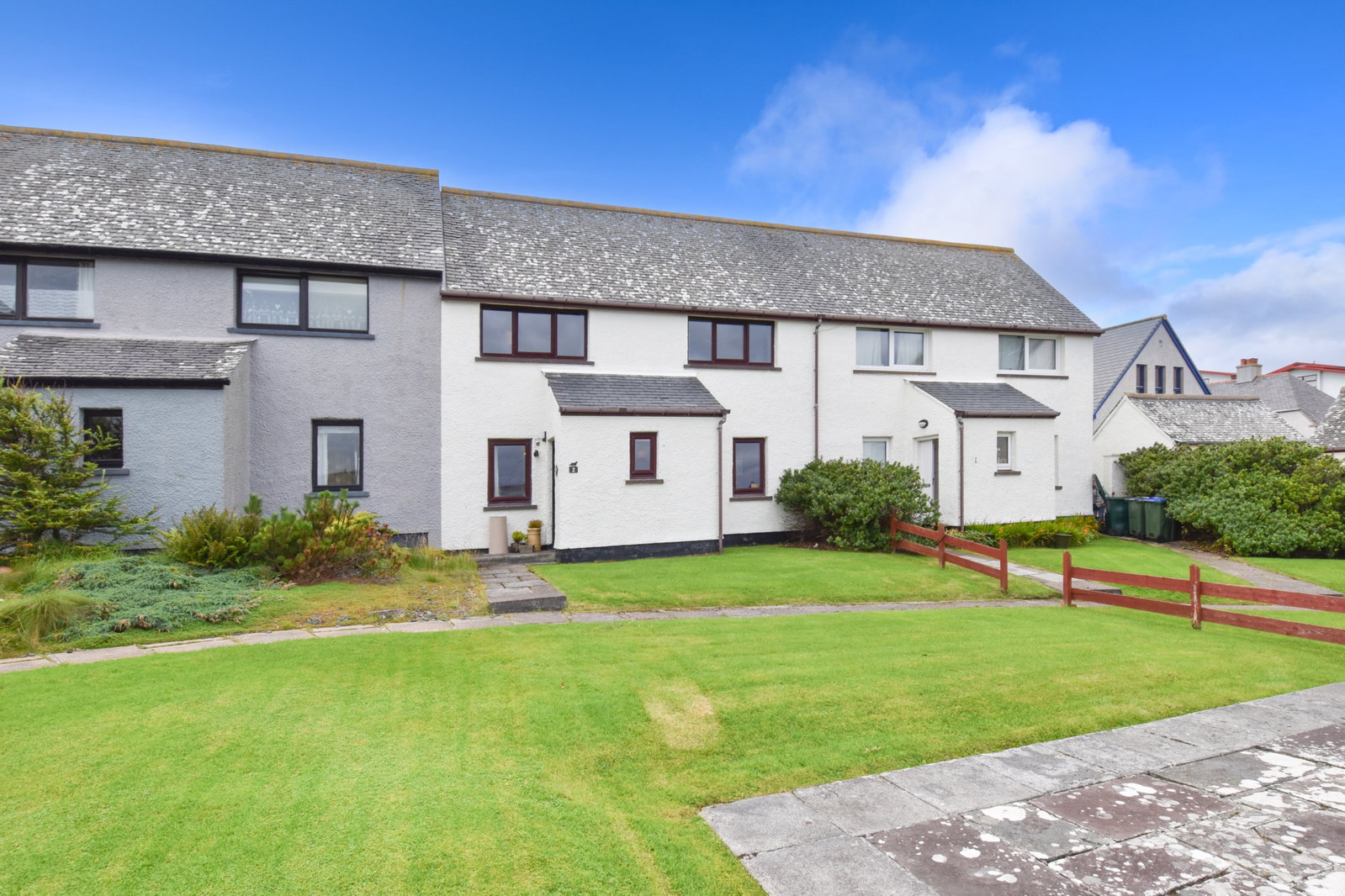 Terraced House for sale in Shetland, 2 Coastguard House, Twageos Road, Lerwick, Shetland, ZE1 0BB