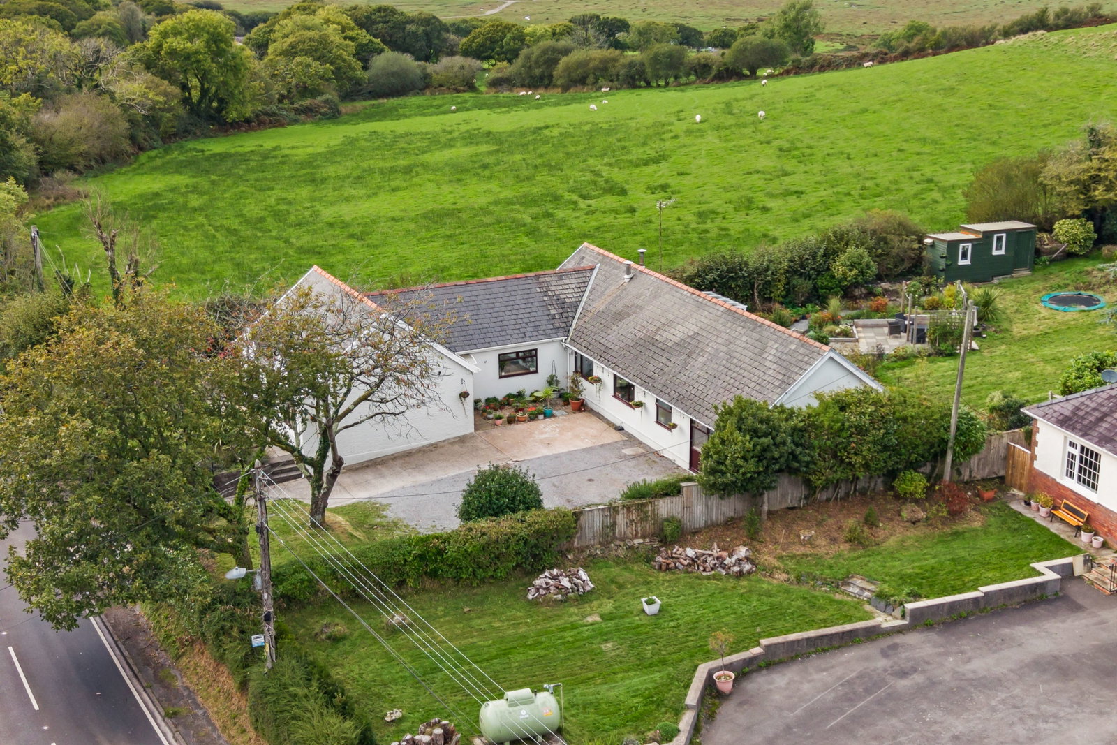 Bungalow for sale in Swansea, Ael Y Bryn, Wernffrwd, Llanmorlais, Gower, Swansea, SA4 3TY, 1791 m²