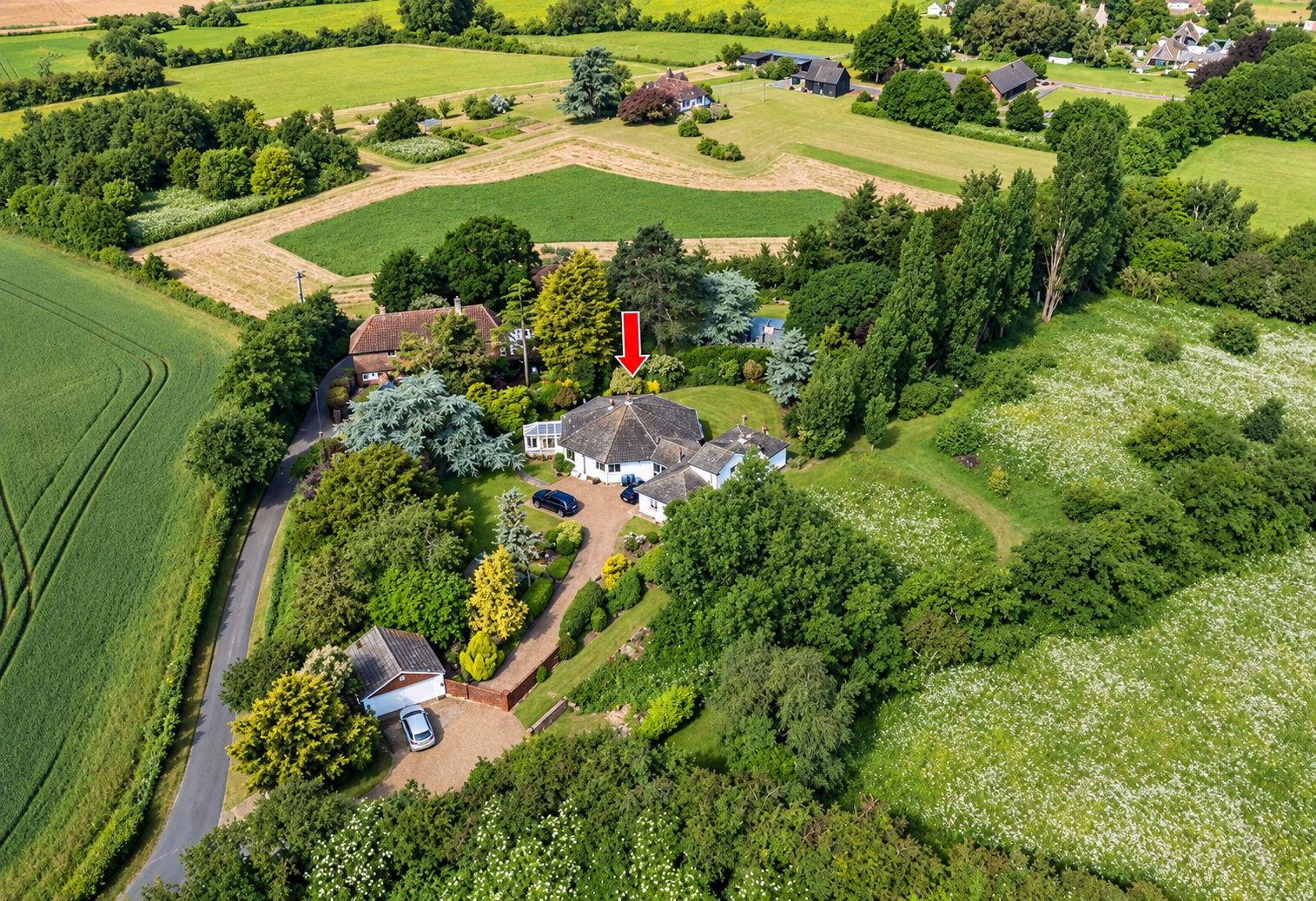 Detached House for sale in Canterbury, Coombe Lane, Ash, Canterbury, CT3 2DH, 2840 m²