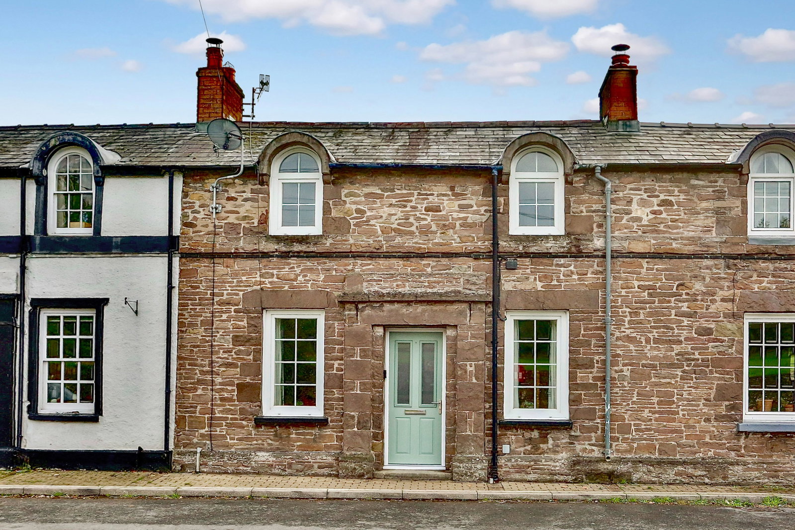 Terraced House for sale in Crickhowell, 2 Post Office Row, Glangrwyney, Crickhowell, Powys, NP8 1EG