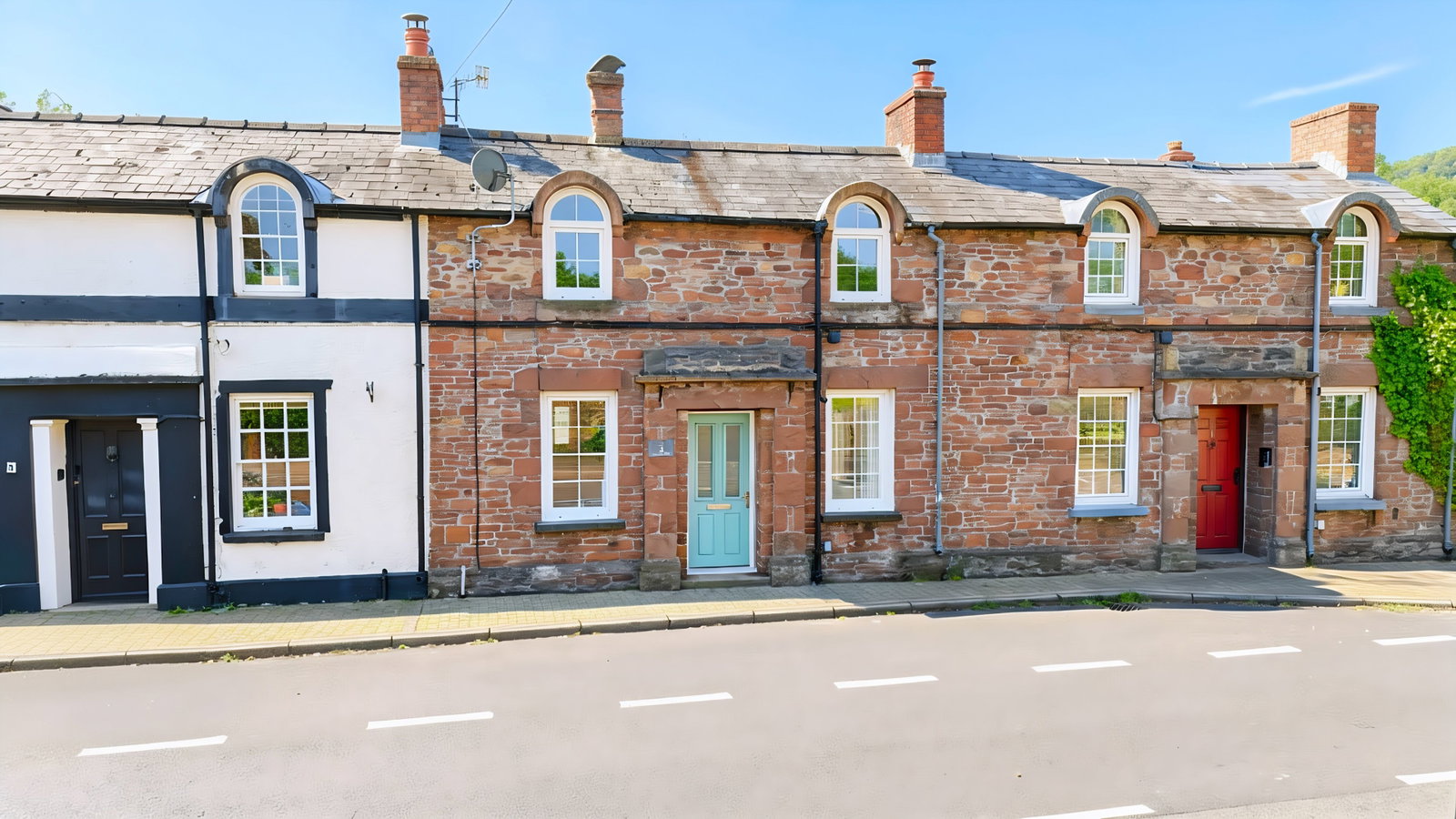 Terraced House for sale in Crickhowell, 2 Post Office Row, Glangrwyney, Crickhowell, Powys, NP8 1EG