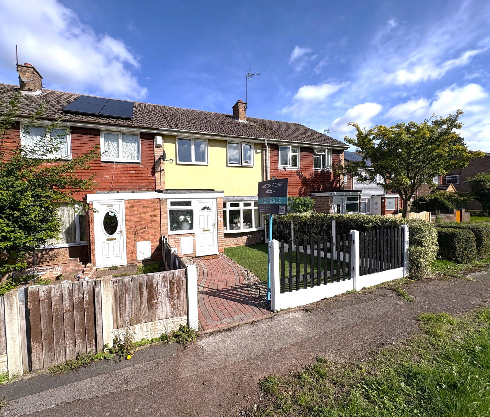 Terraced House for sale in Rugeley, Johnson Close, Rugeley, WS15 2PR