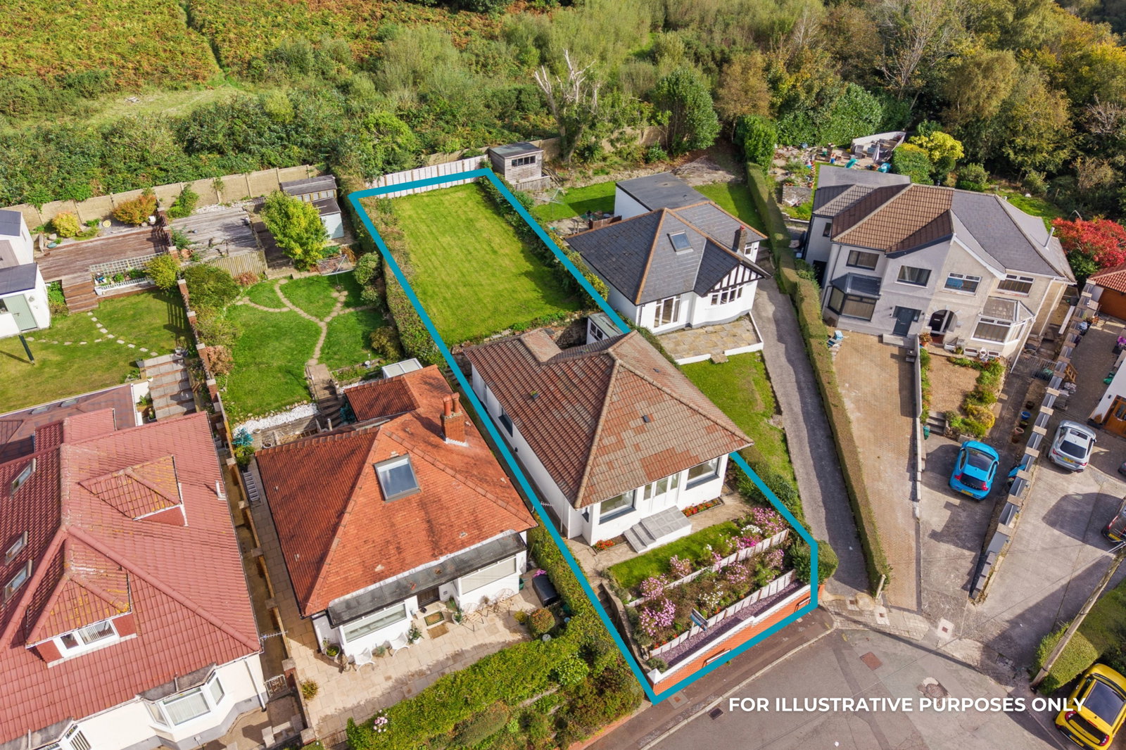 Bungalow for sale in Swansea, Lon Mefus, Sketty, Swansea, SA2 9EU, 717 m²